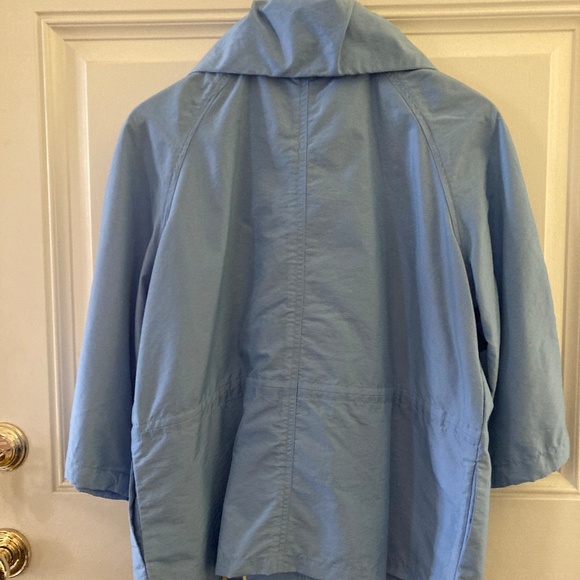 Lilly & Van Anorak Jacket With Bungee Detail/Blue/Medium/NEW/NEVER WORN! - Picture 2 of 5